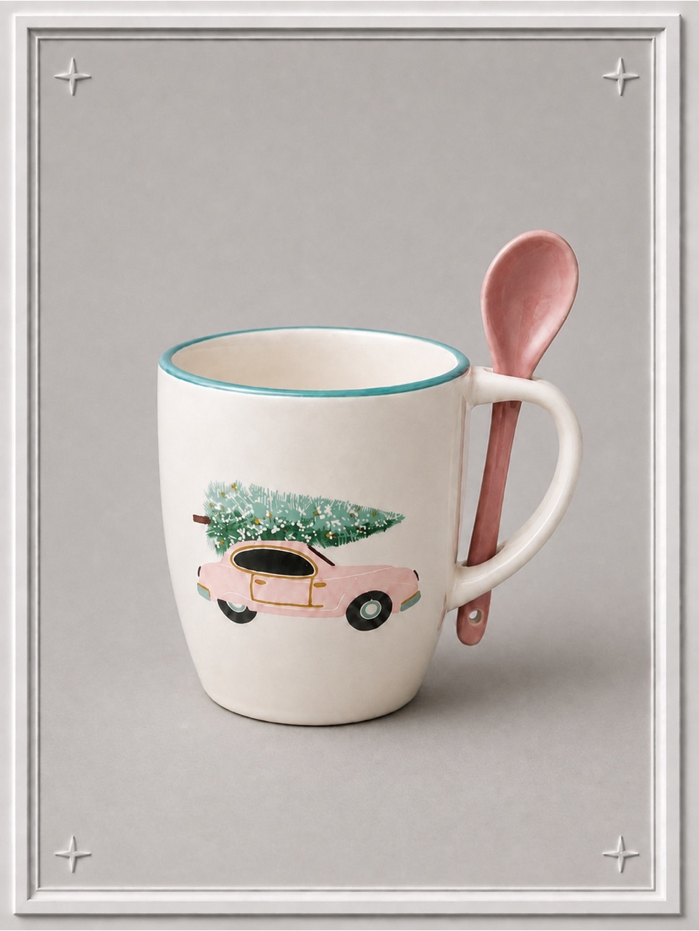 ❄️🎀 Holiday Car Christmas Mug 🎀❄️